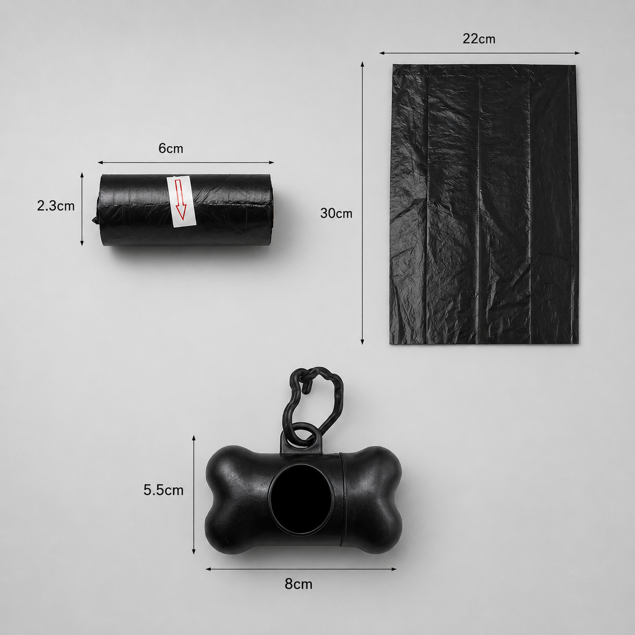Pungi igienice câini – 1000 buc + etui
